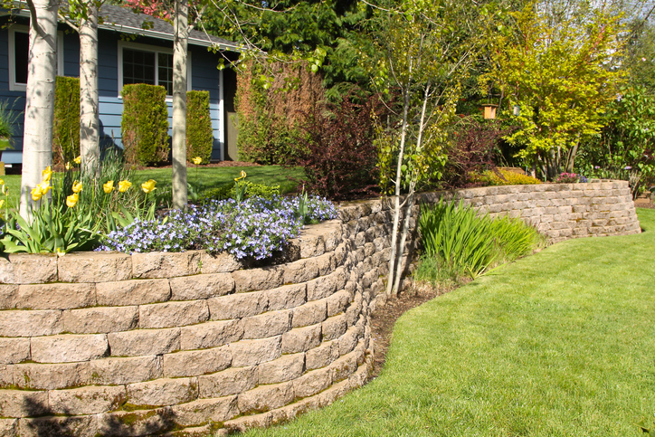 How to Incorporate Plants and Greenery in to Your Retaining Wall Design